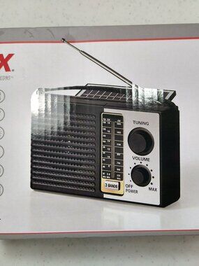 QFX Retro-11 3-Band Portable Radio Brand New